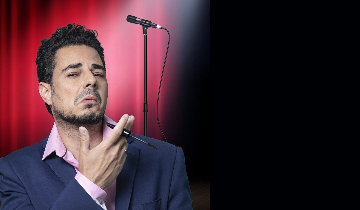 שוקי דוד במופע מצולם לטלוויזיה 